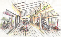 イメージイラスト食堂